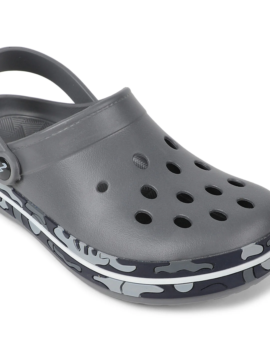 GC-4001 Grey Men's Clogs - Image 6