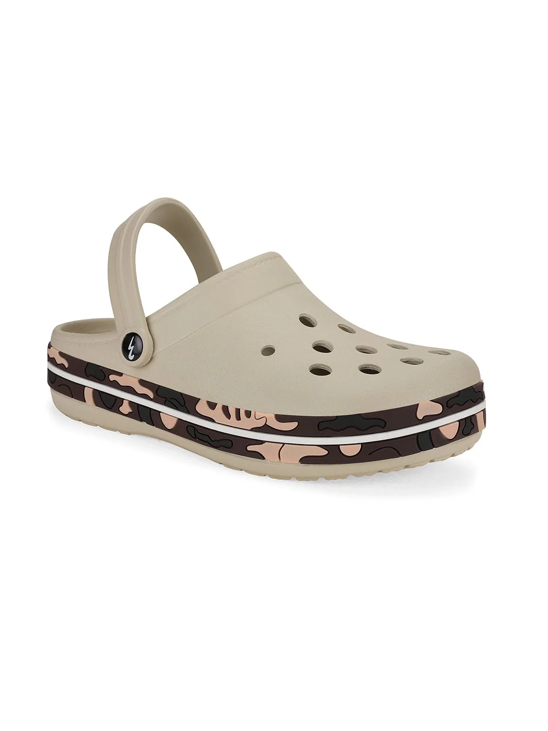 GC-4001 Beige Men's Clogs - Image 2