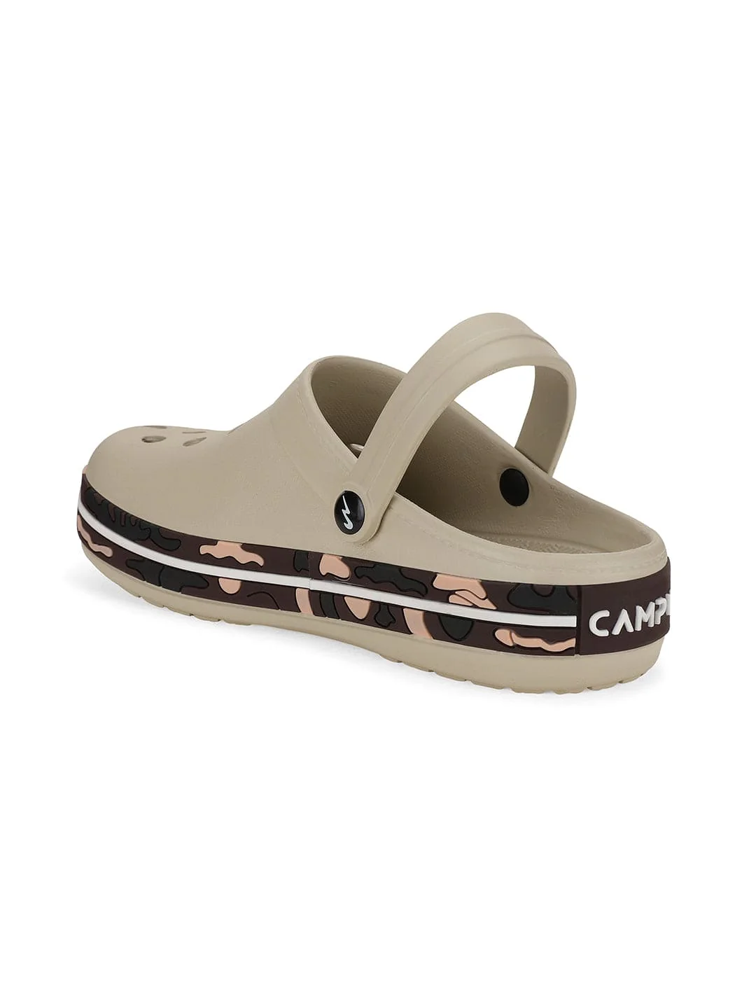GC-4001 Beige Men's Clogs - Image 3
