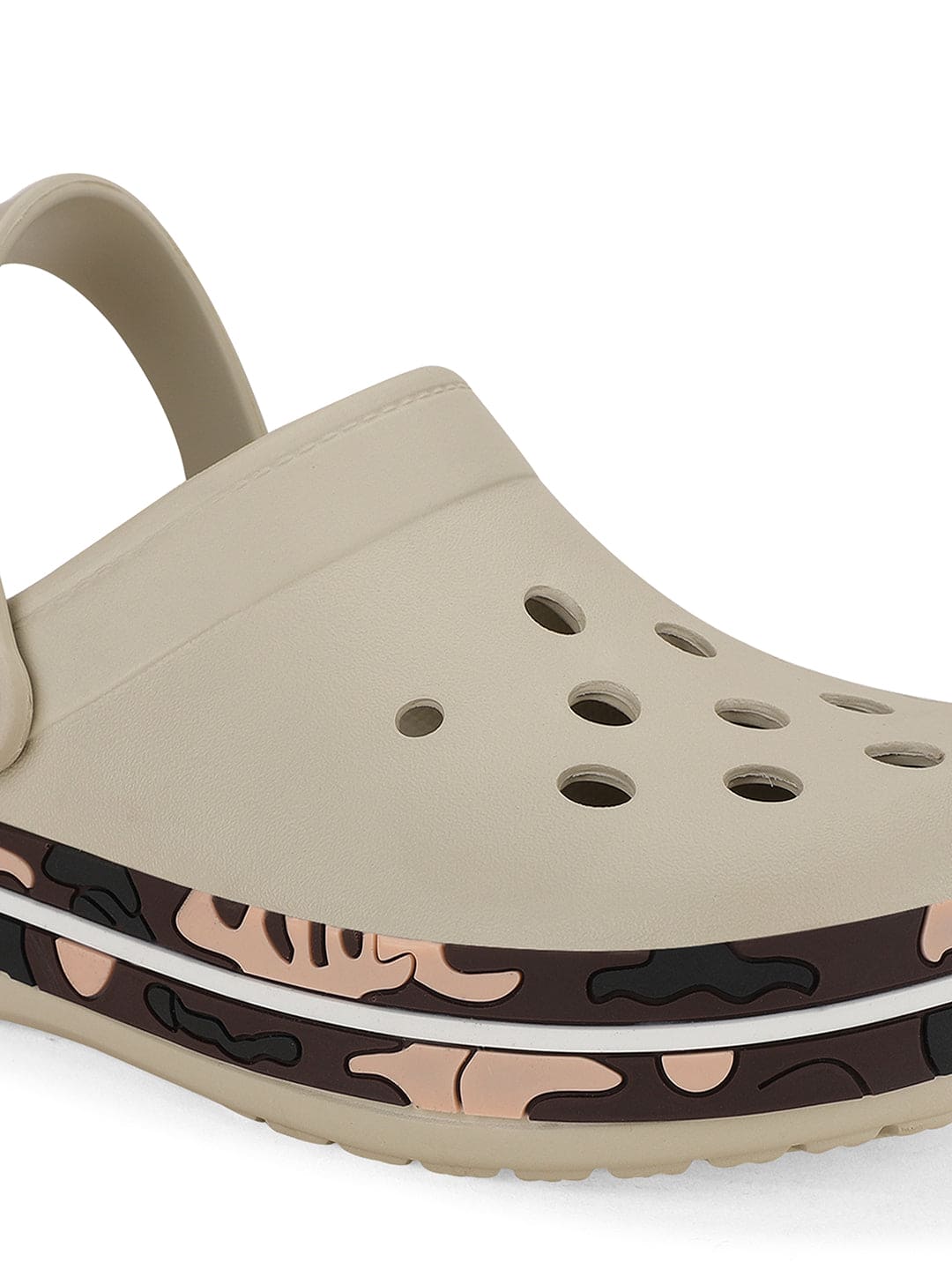 GC-4001 Beige Men's Clogs - Image 4