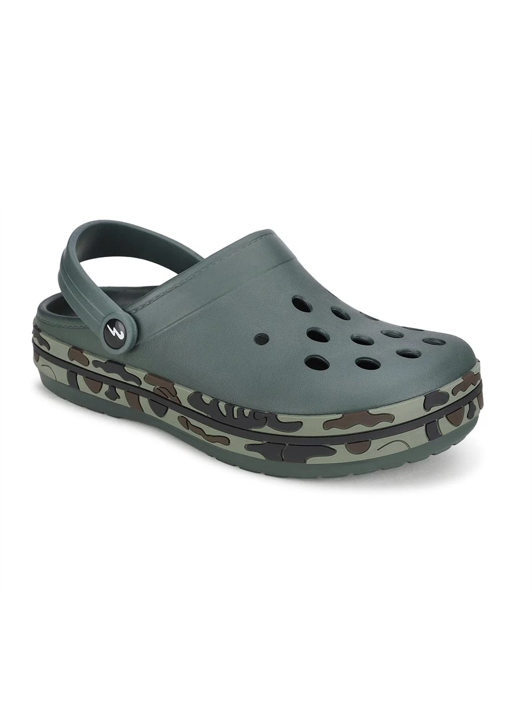 GC-4001 Olive Men's Clogs - Image 2