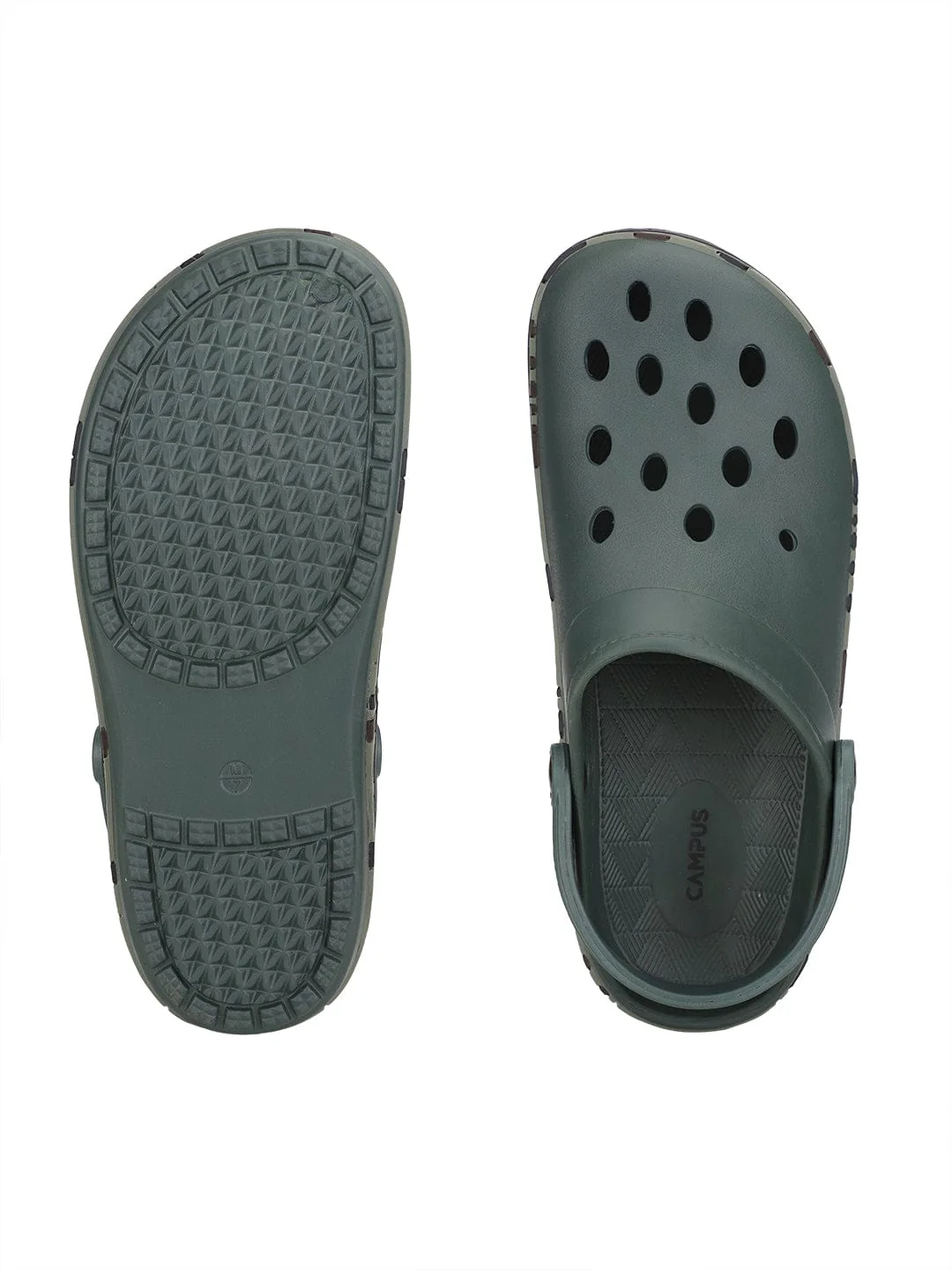 GC-4001 Olive Men's Clogs - Image 4
