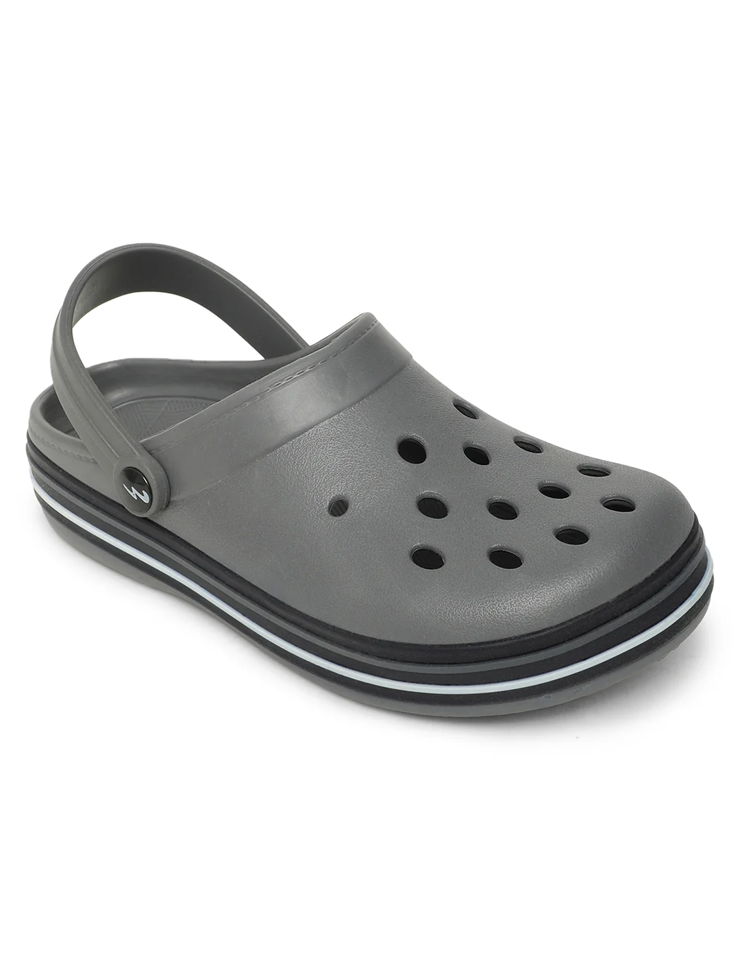 GC-4002 Grey Men's Clogs - Image 2