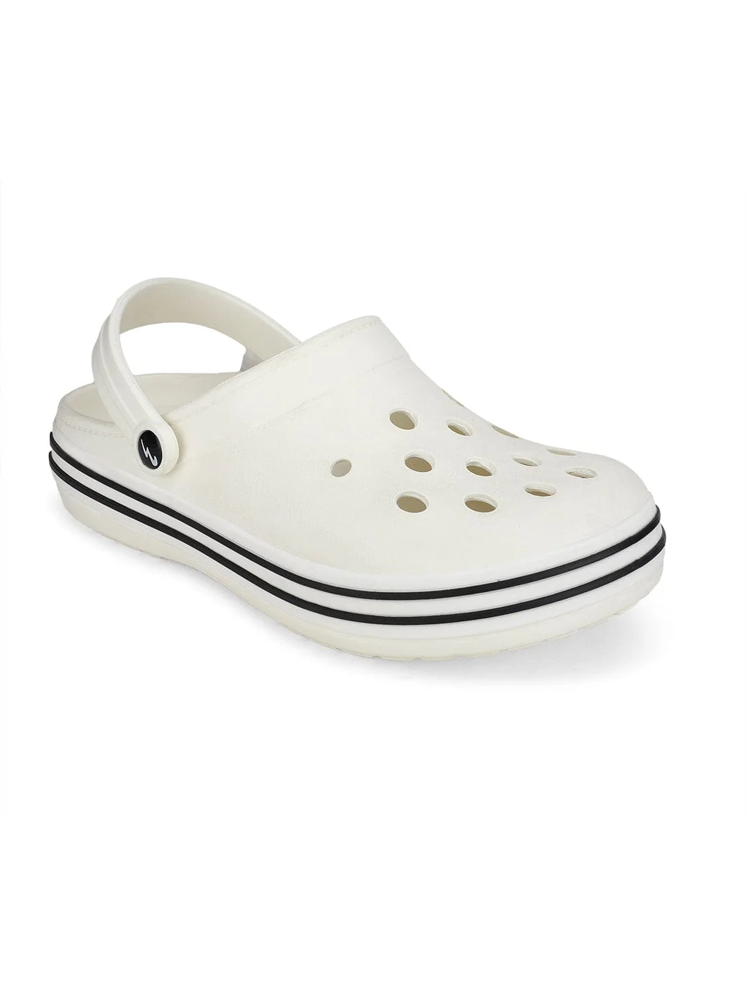 GC-4002 Off White Men's Clogs - Image 2