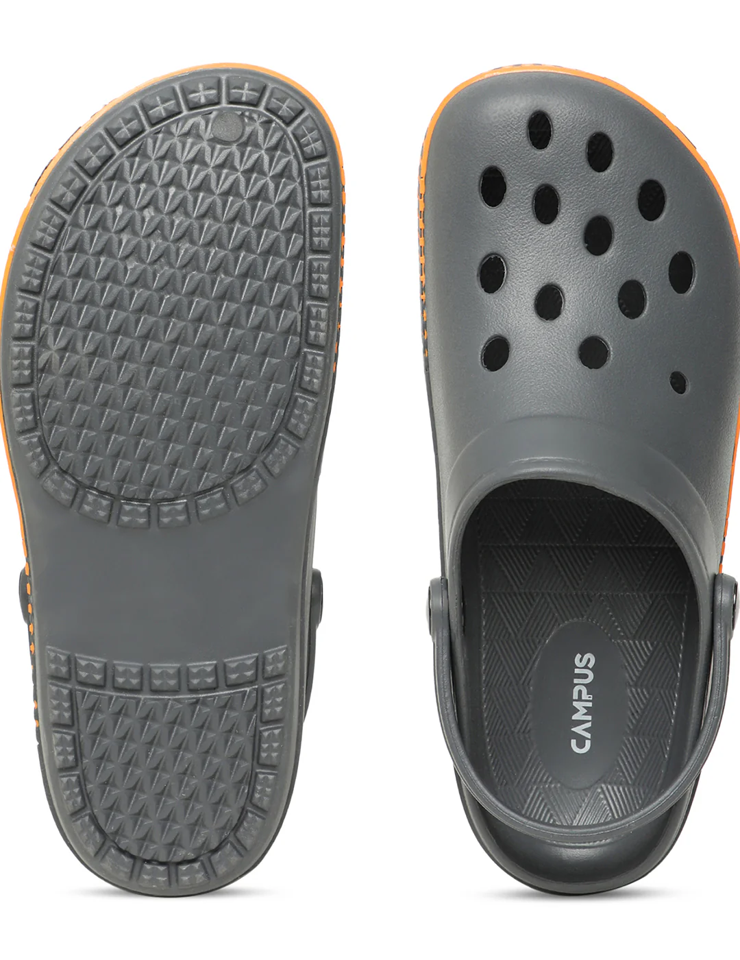 GC-4006A Grey Men's Clogs - Image 4