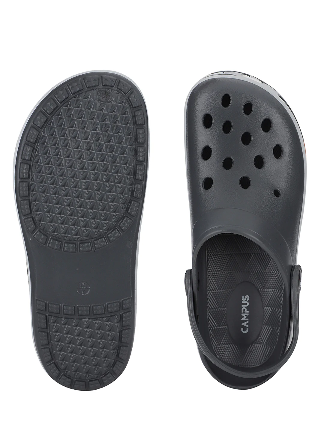 GC-4008A Grey Men's Clogs - Image 5