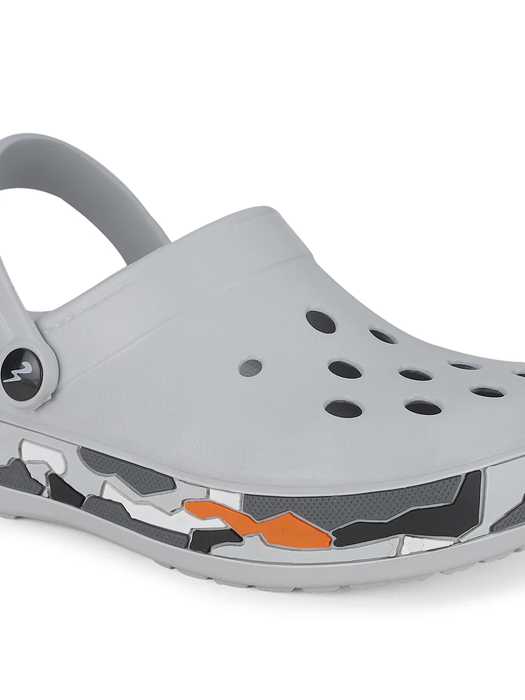 GC-4008A Grey Men's Clogs - Image 4