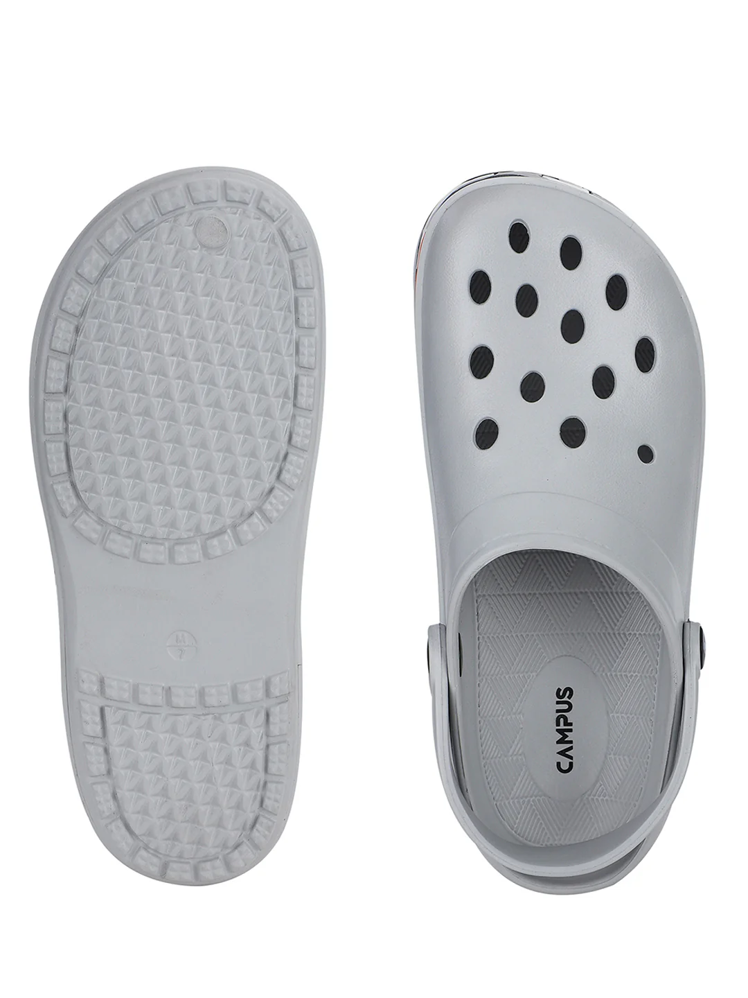 GC-4008A Grey Men's Clogs - Image 5
