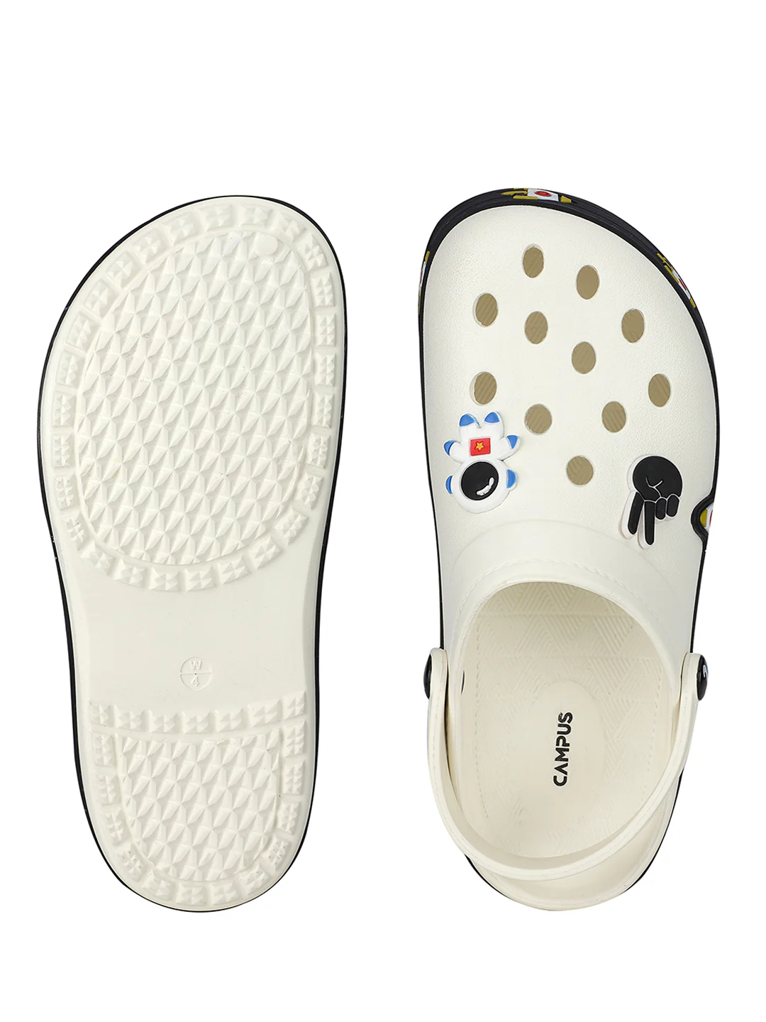 GC-4009C Off White Child Clogs - Image 4