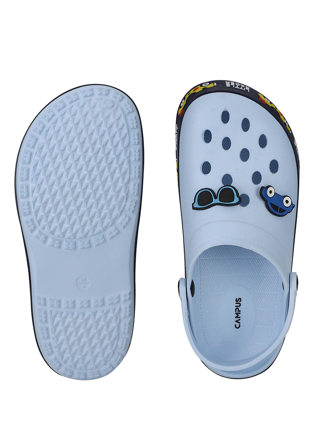 GC-4013C Blue Child Clogs - Image 5