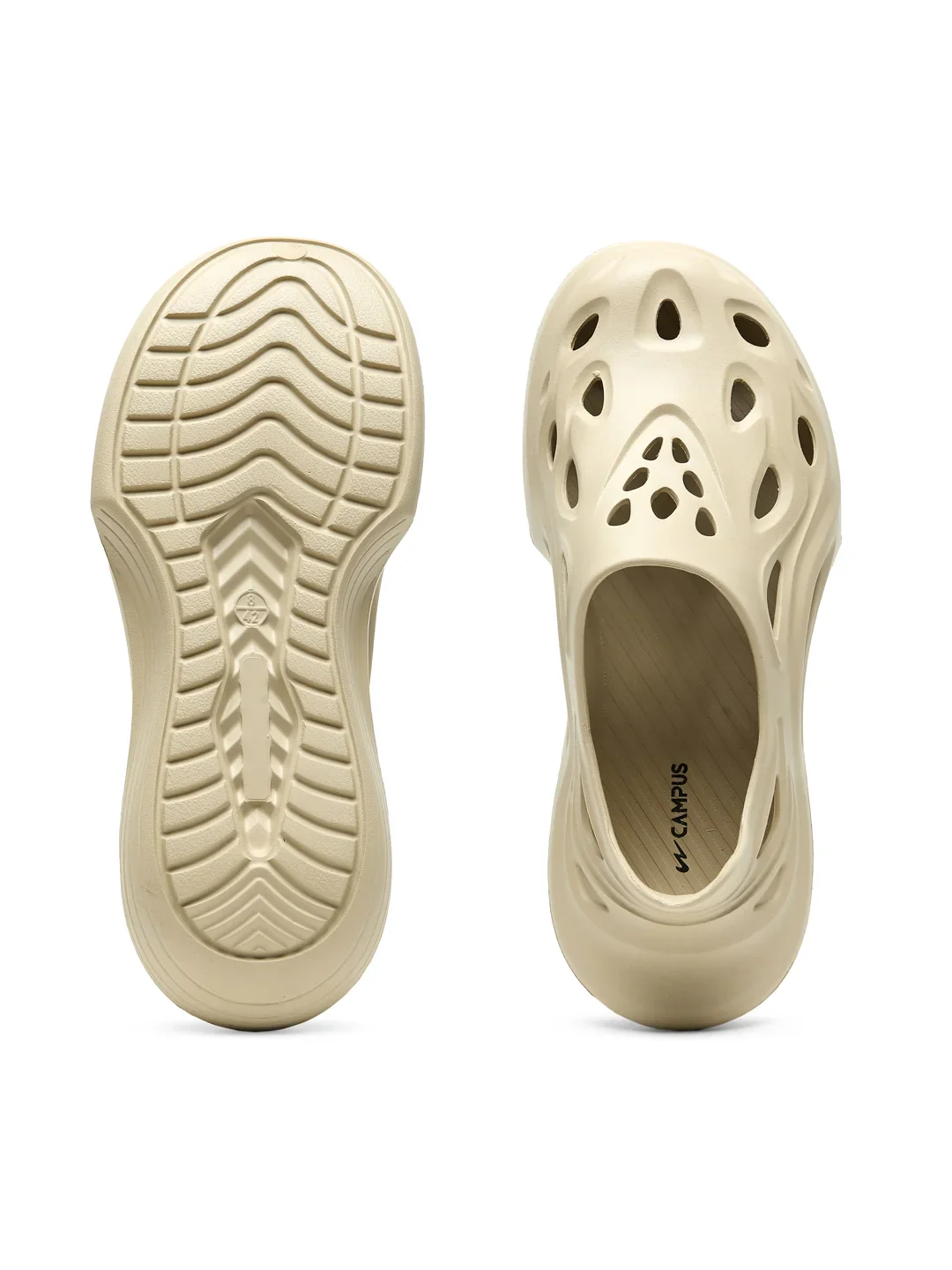 GC-4024 Beige Men's Clogs - Image 5