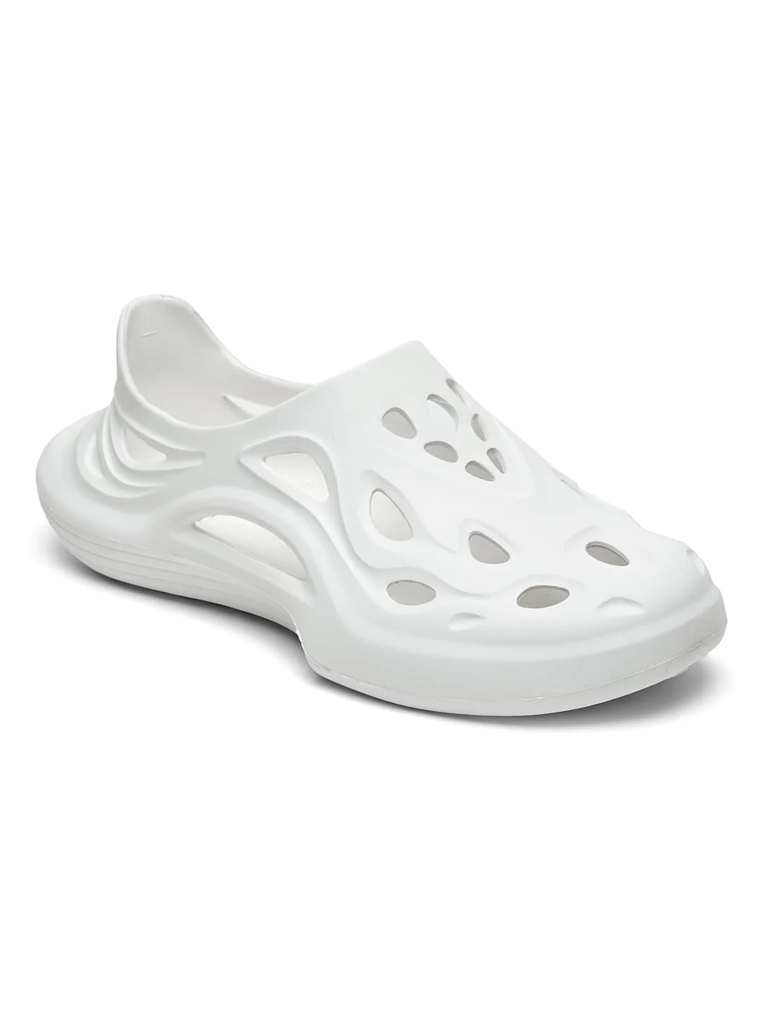 GC-4024 White Men's Clogs - Image 2