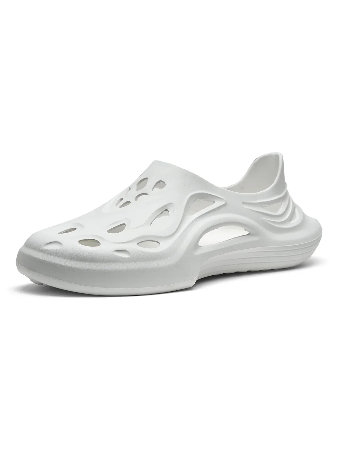 GC-4024 White Men's Clogs - Image 5