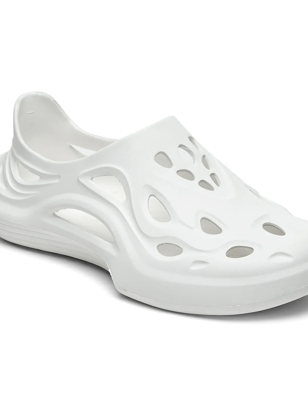 GC-4024 White Men's Clogs - Image 6