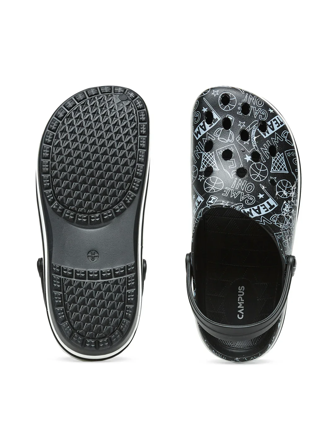 GC-4025 Black Men's Clogs - Image 4
