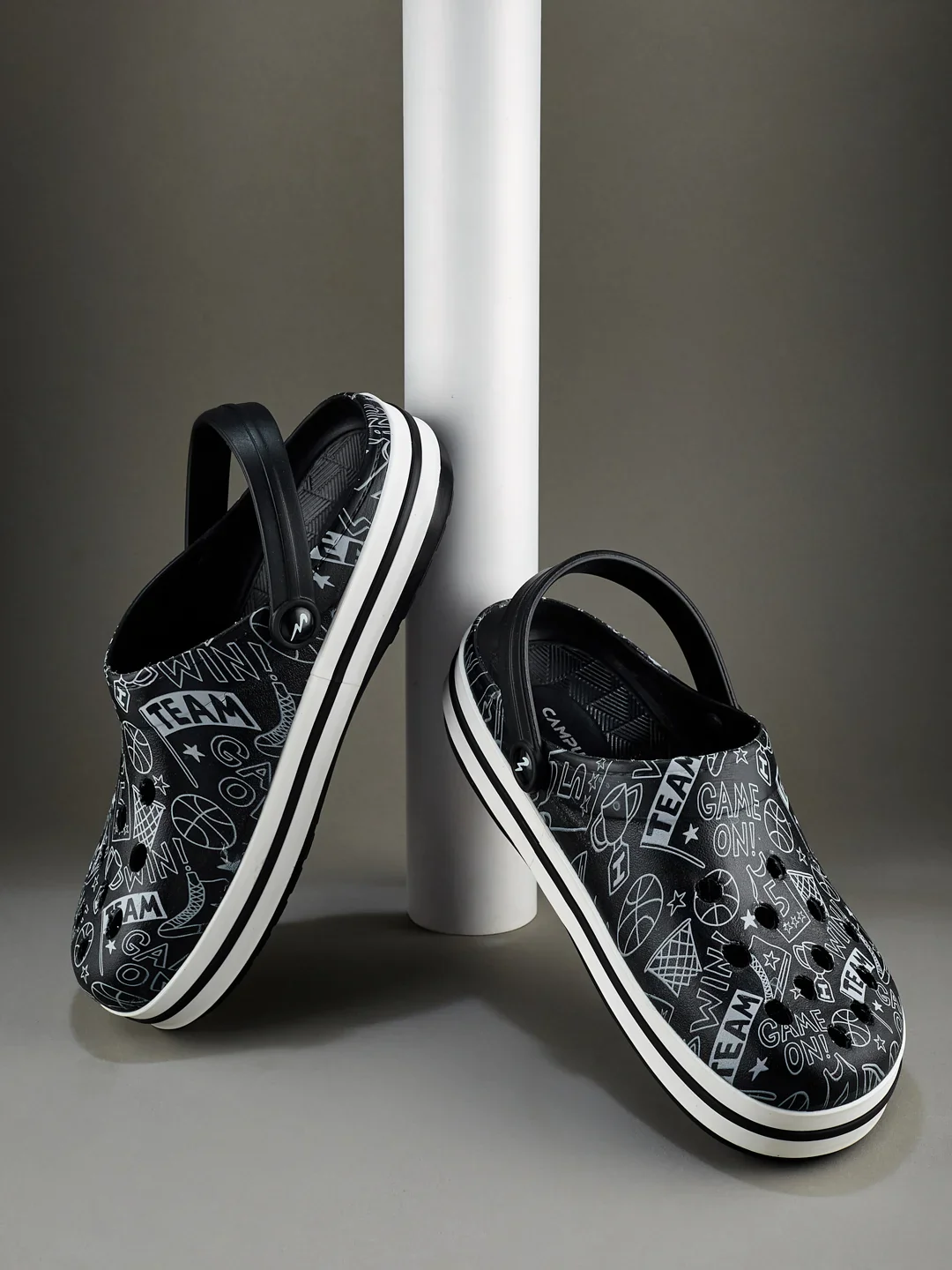 GC-4025 Black Men's Clogs - Image 7