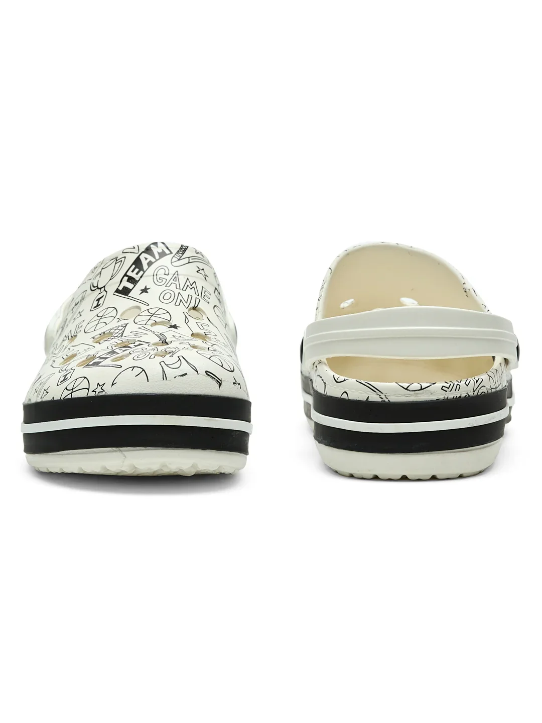 GC-4025 Off White Men's Clogs - Image 3
