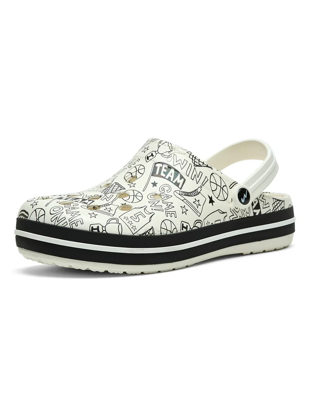 GC-4025 Off White Men's Clogs - Image 5