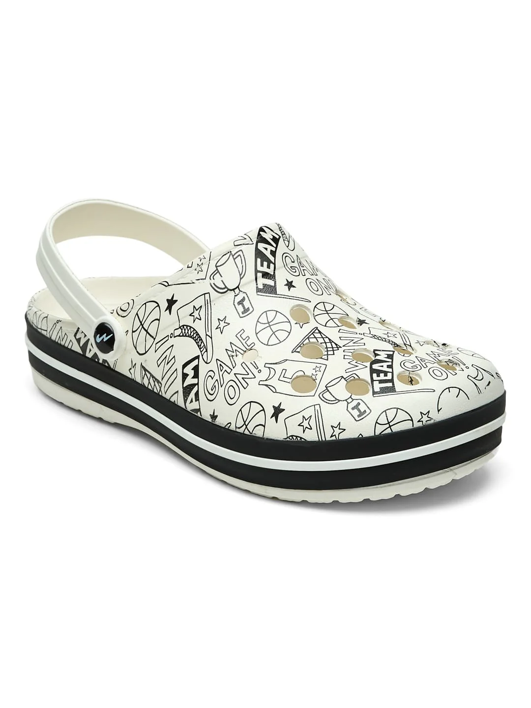 GC-4025 Off White Men's Clogs - Image 8