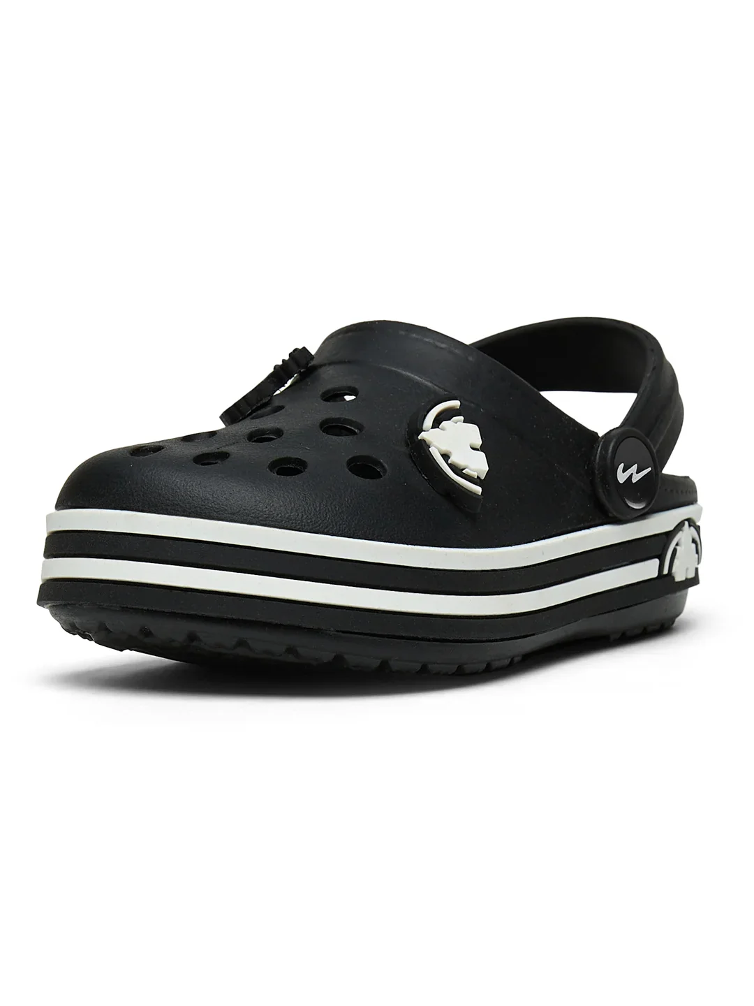 GC-9001K Black Kid's Clogs - Image 5