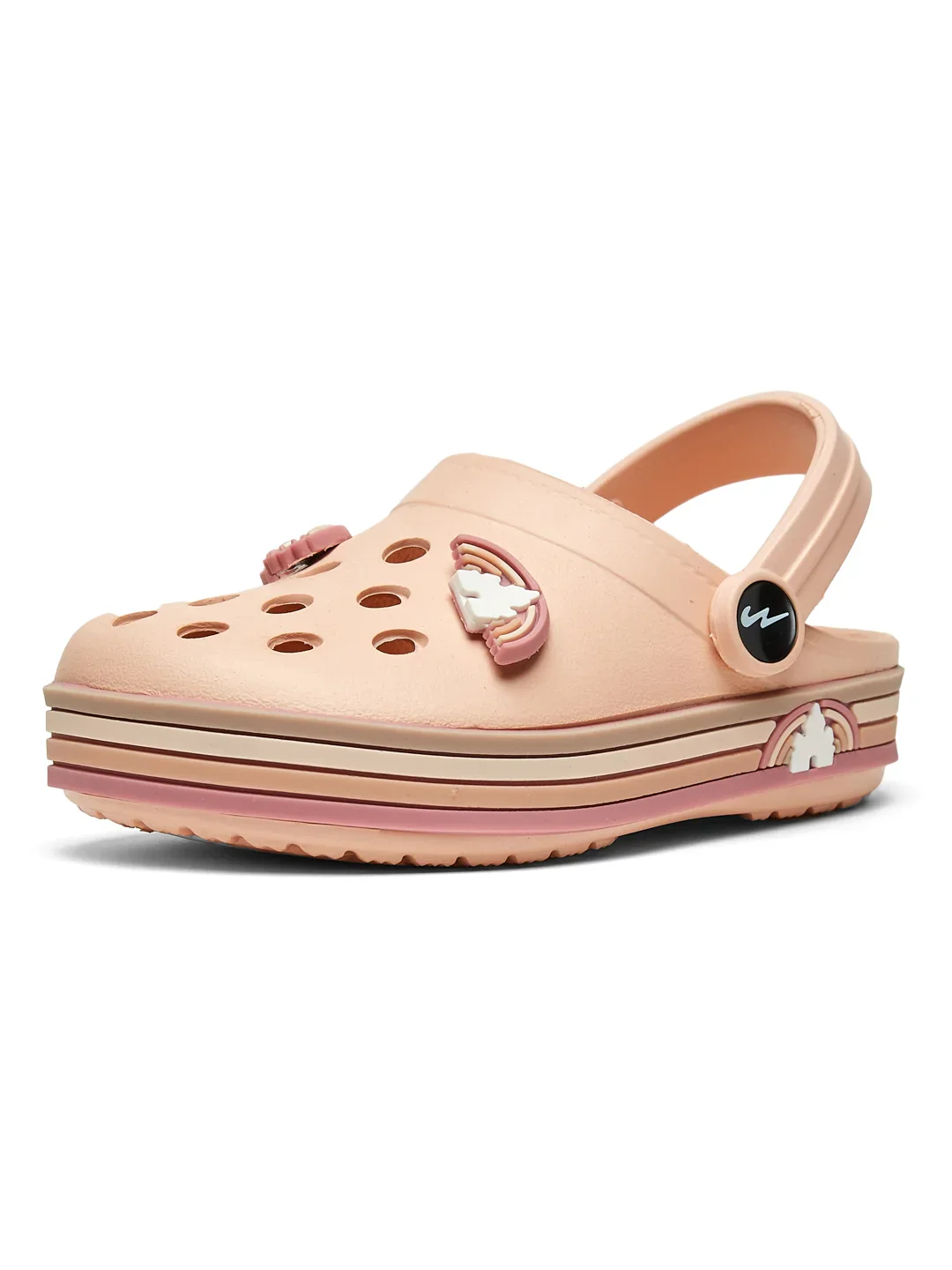 GC-9001K Peach Kid's Clogs - Image 3