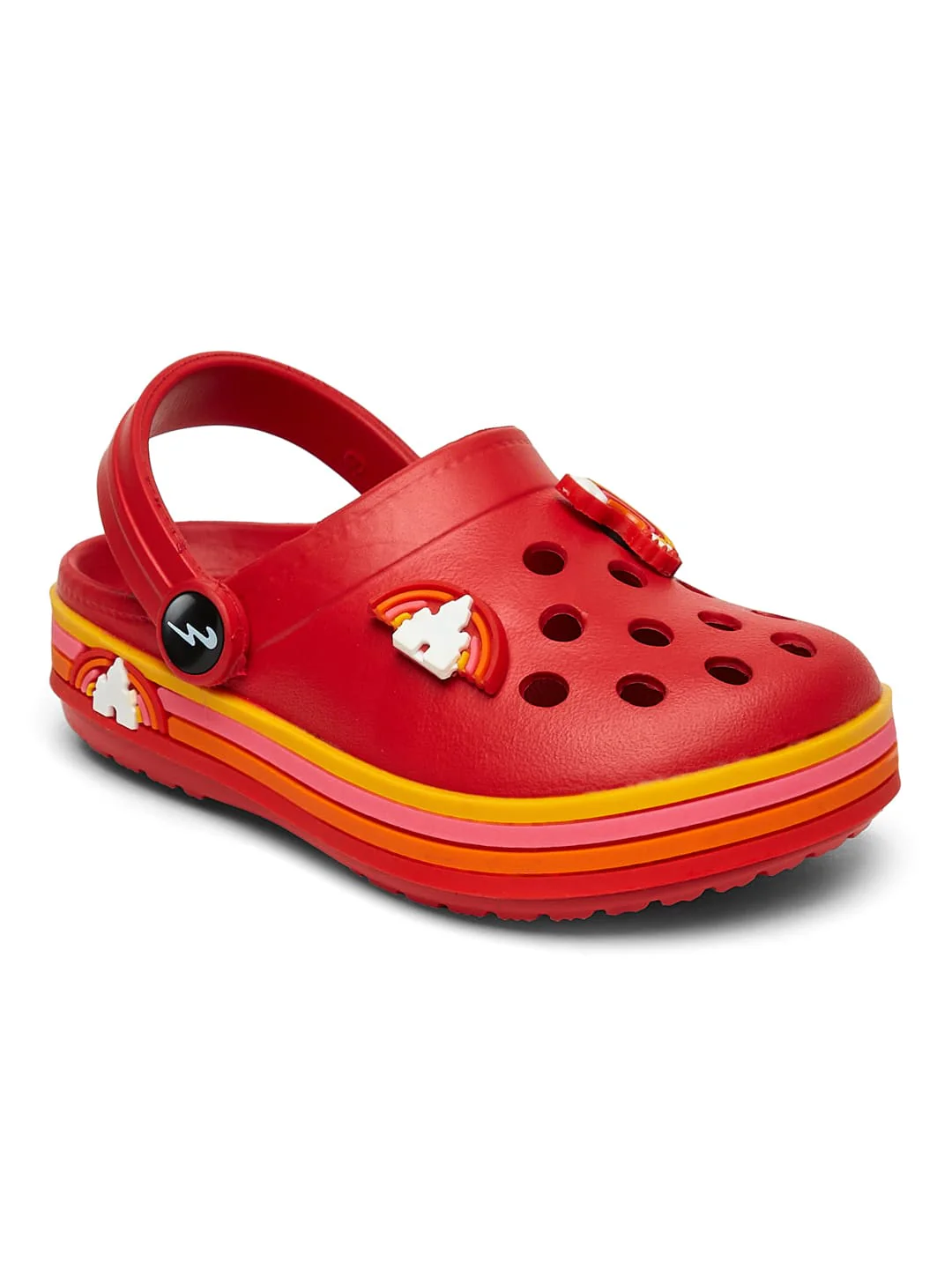 GC-9001K Red Kid's Clogs - Image 2