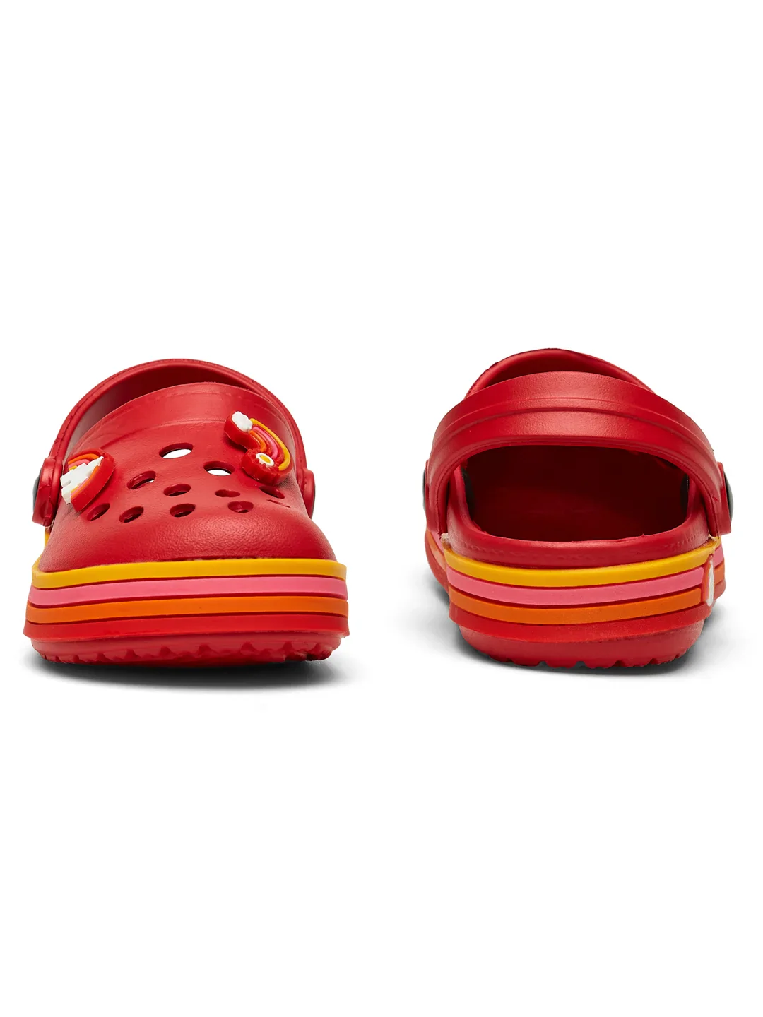 GC-9001K Red Kid's Clogs - Image 3