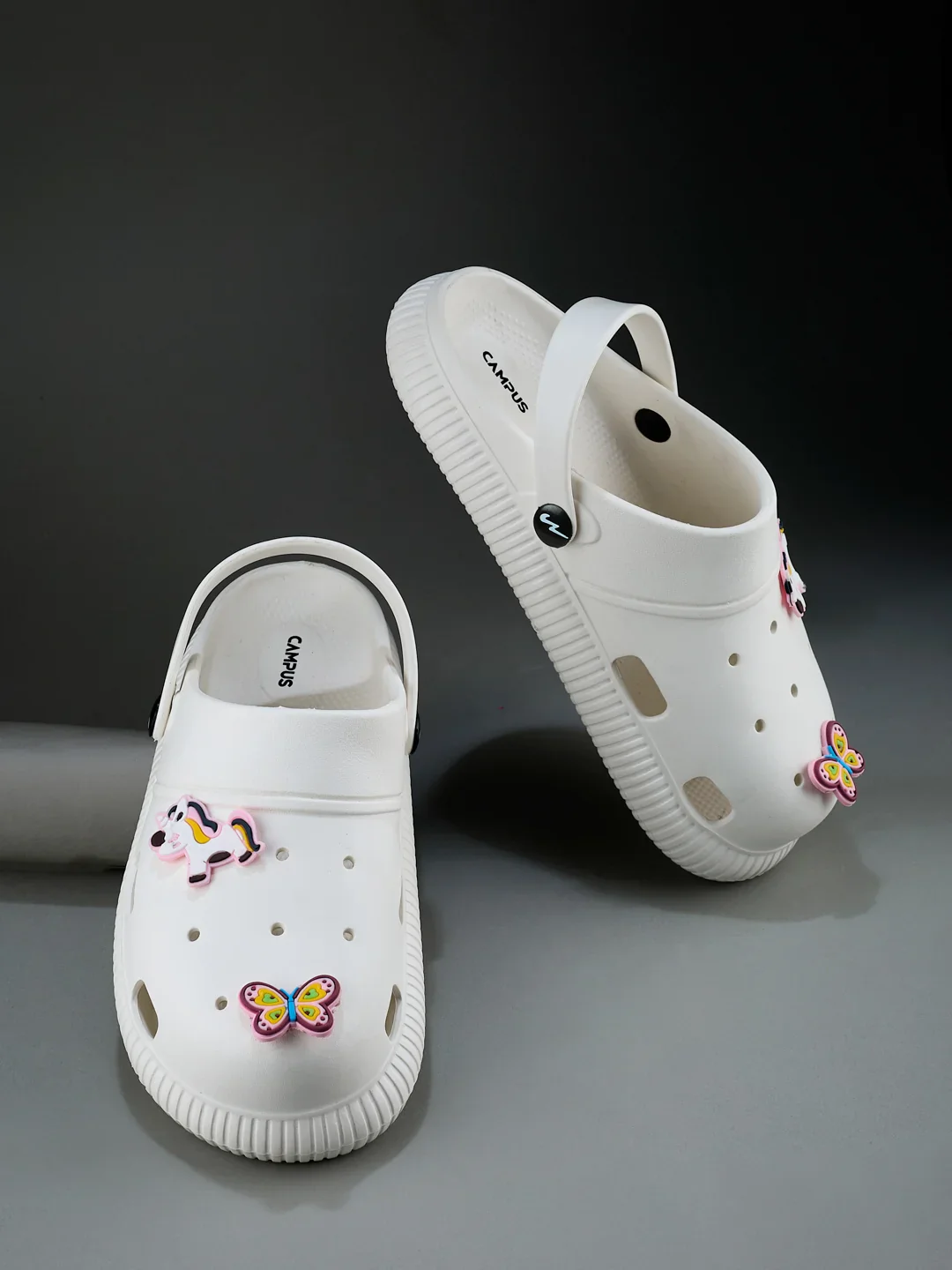 GC-9002C White Child Clogs - Image 7