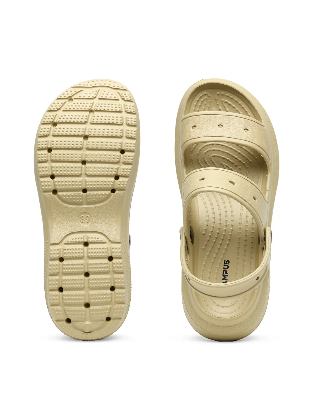 GCW-7002 Beige Women's Clogs - Image 4