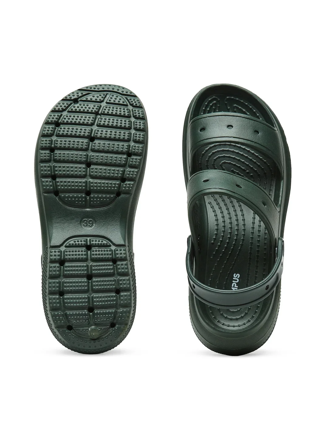 GCW-7002 Olive Women's Clogs - Image 4