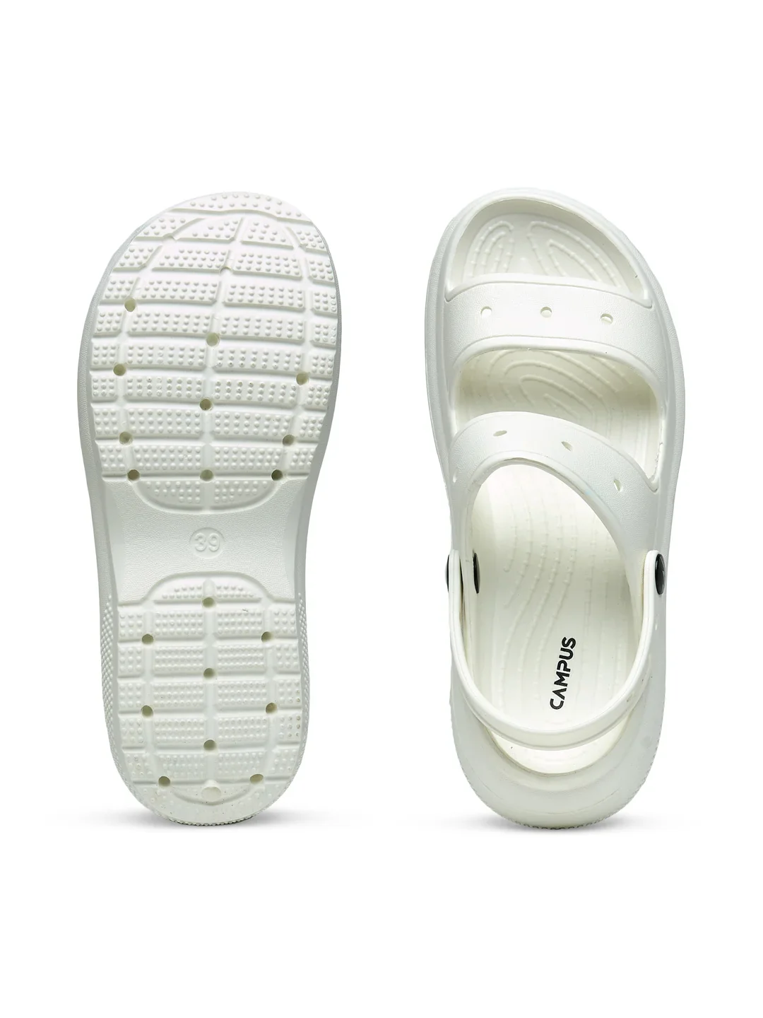 GCW-7002 White Women's Clogs - Image 4