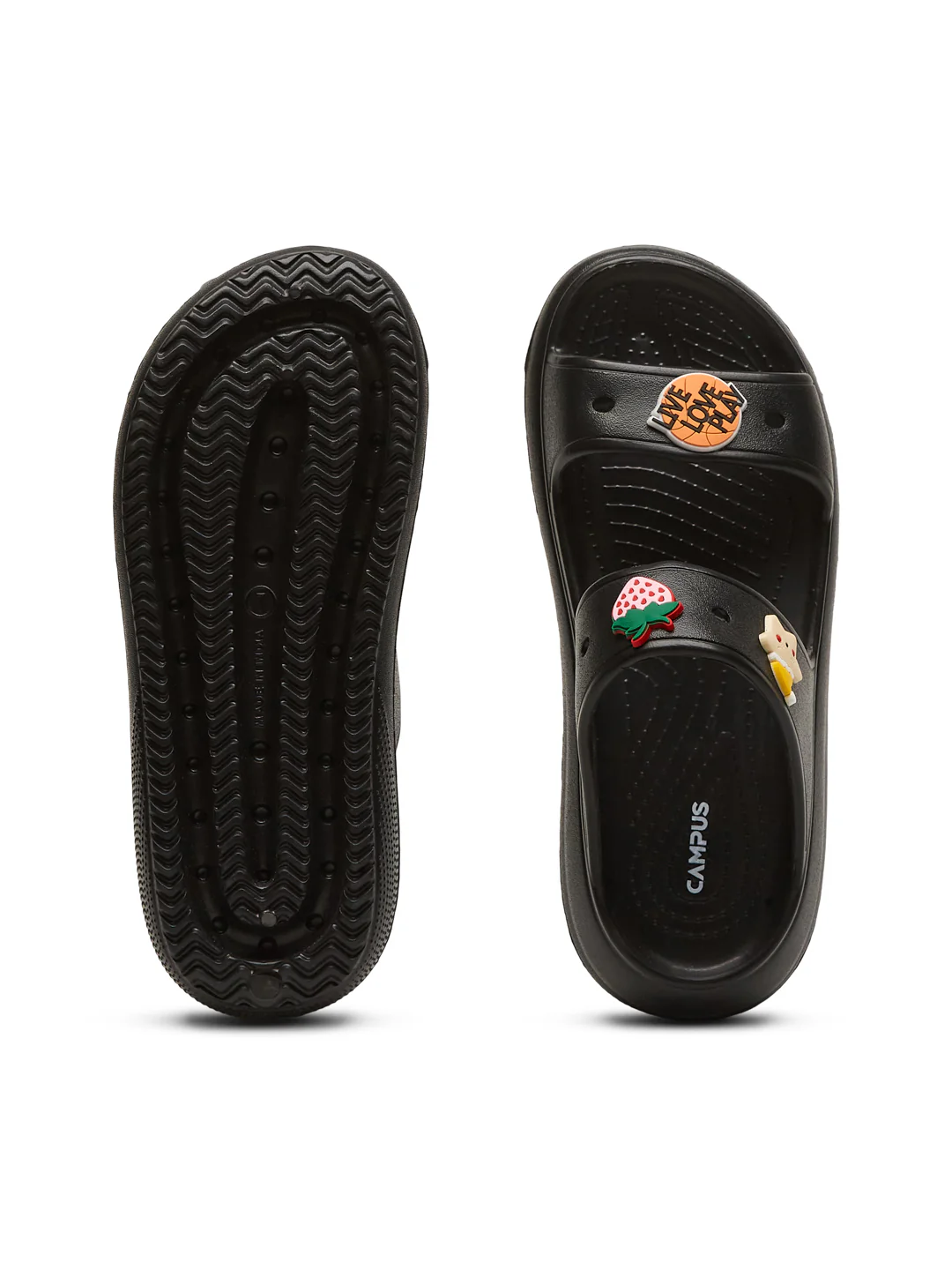GCW-7004 Black Women's Clogs - Image 4