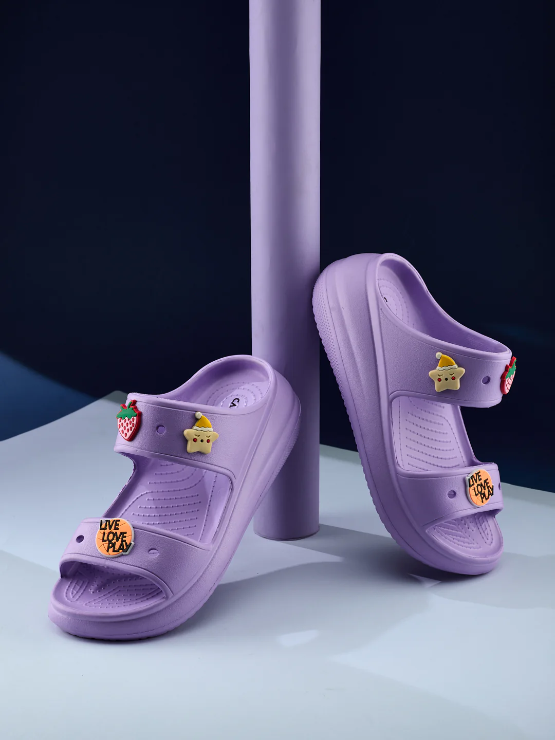 GCW-7004 Purple Women's Clogs - Image 7