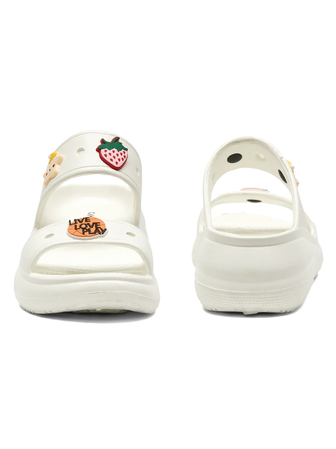 GCW-7004 White Women's Clogs - Image 3
