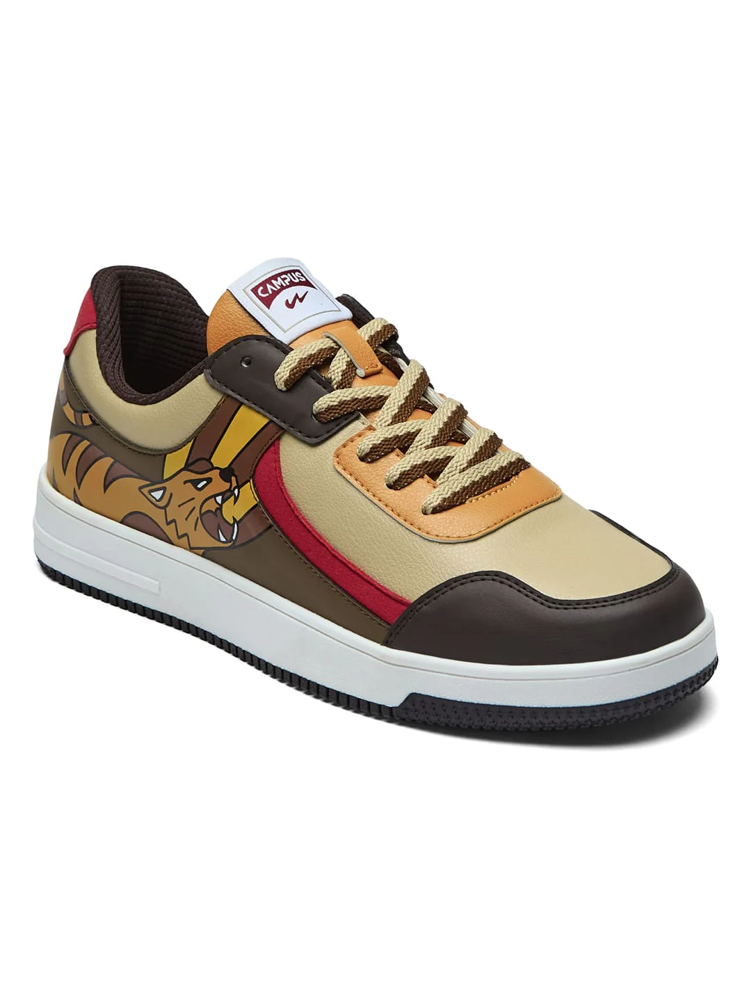GLIDE Brown Women's Sneakers - Image 3