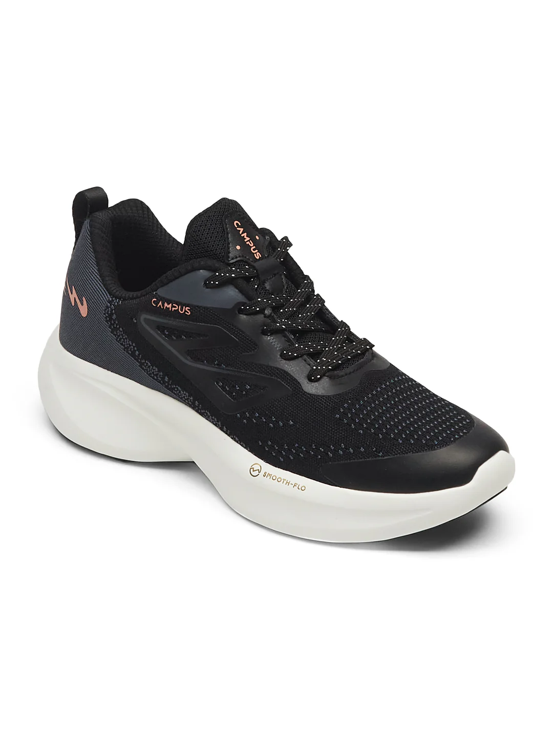 GLIMPSE Black Women's Running Shoes - Image 3