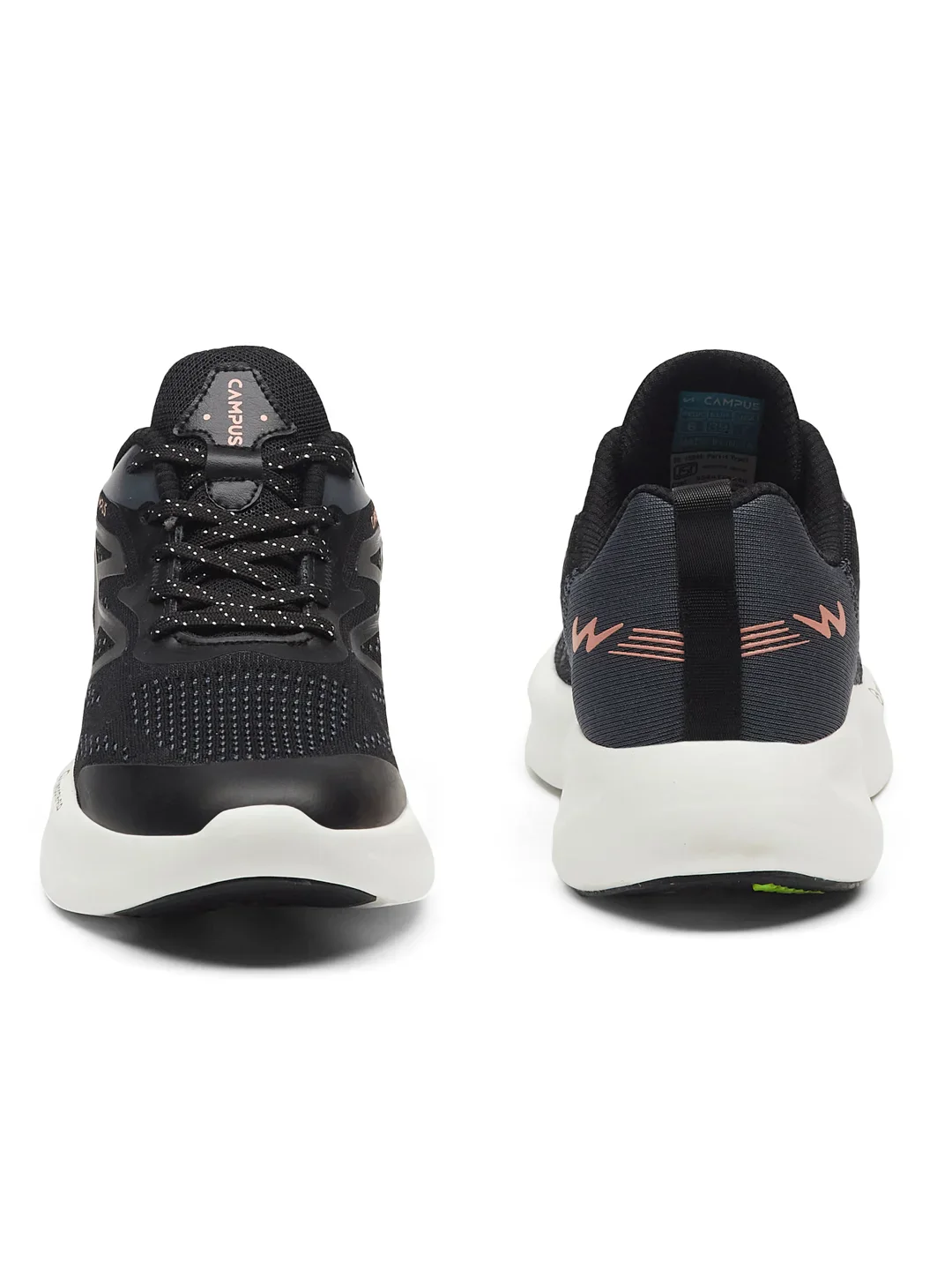 GLIMPSE Black Women's Running Shoes - Image 4