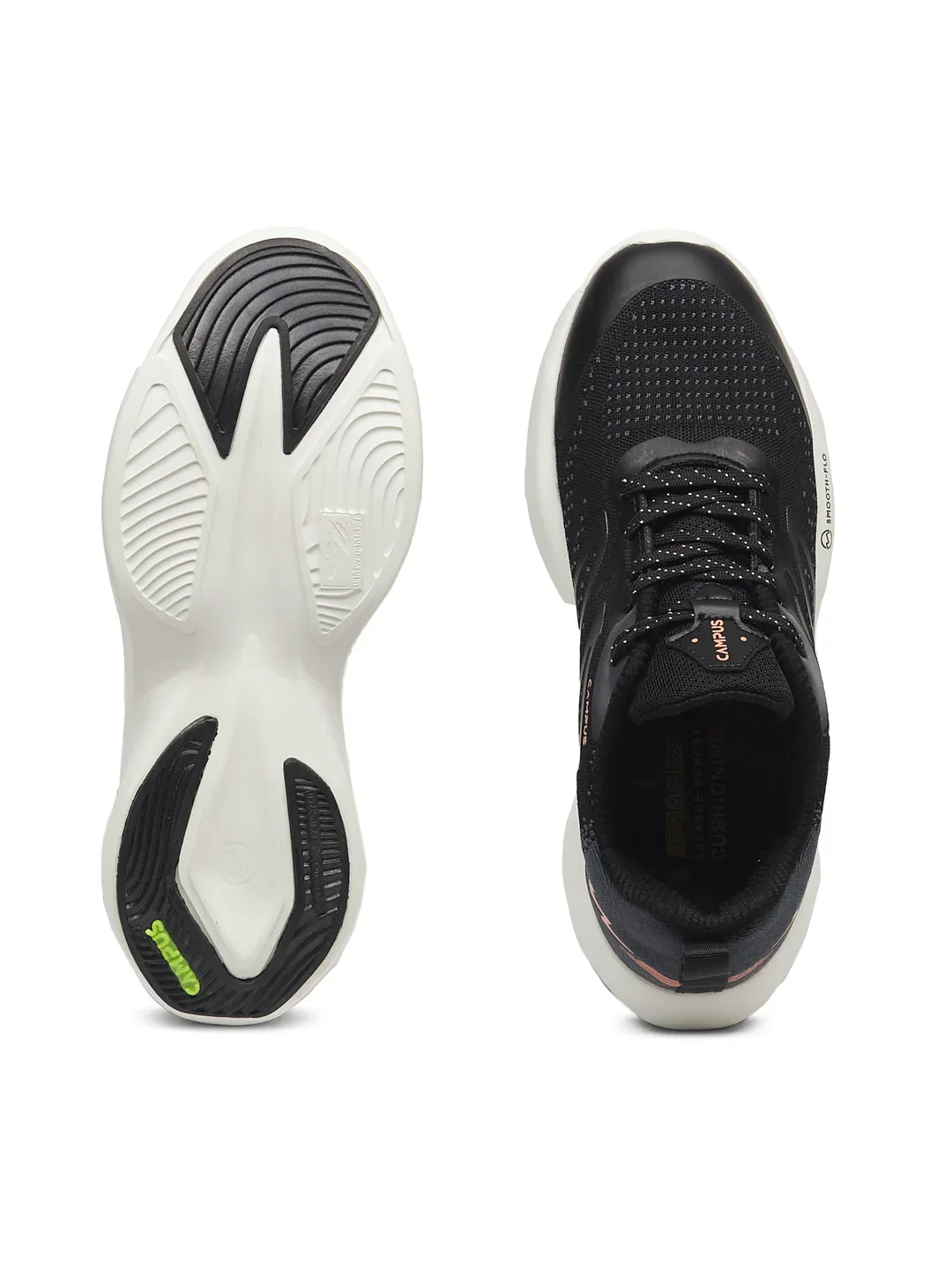 GLIMPSE Black Women's Running Shoes - Image 5