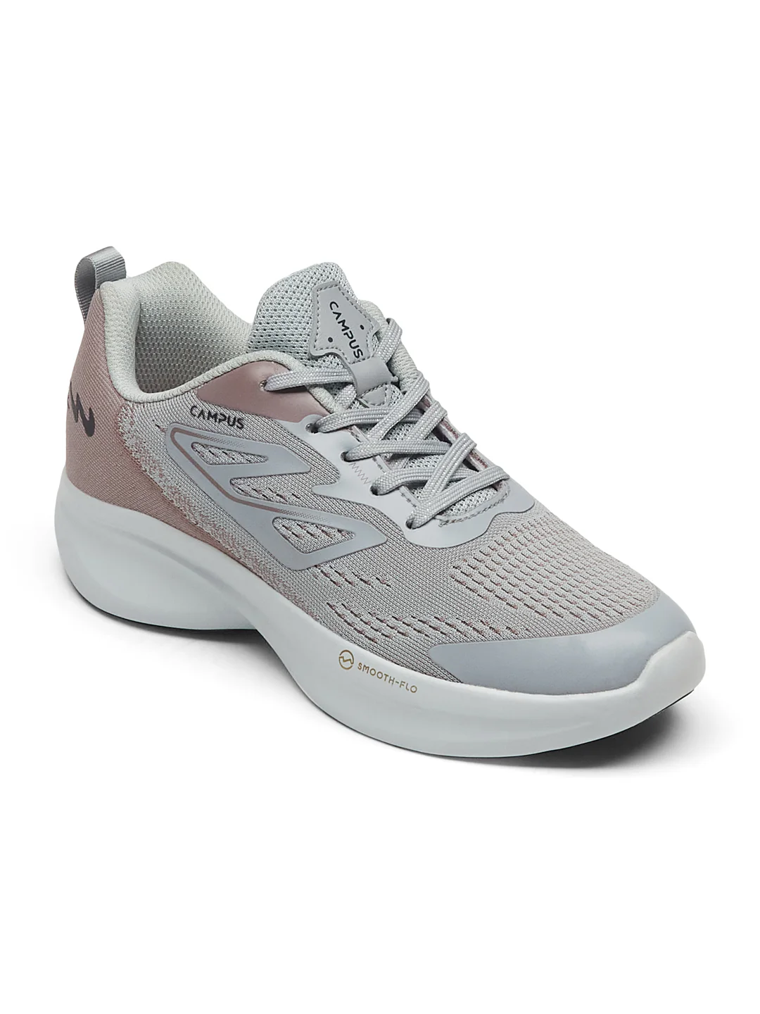 GLIMPSE Grey Women's Running Shoes - Image 3