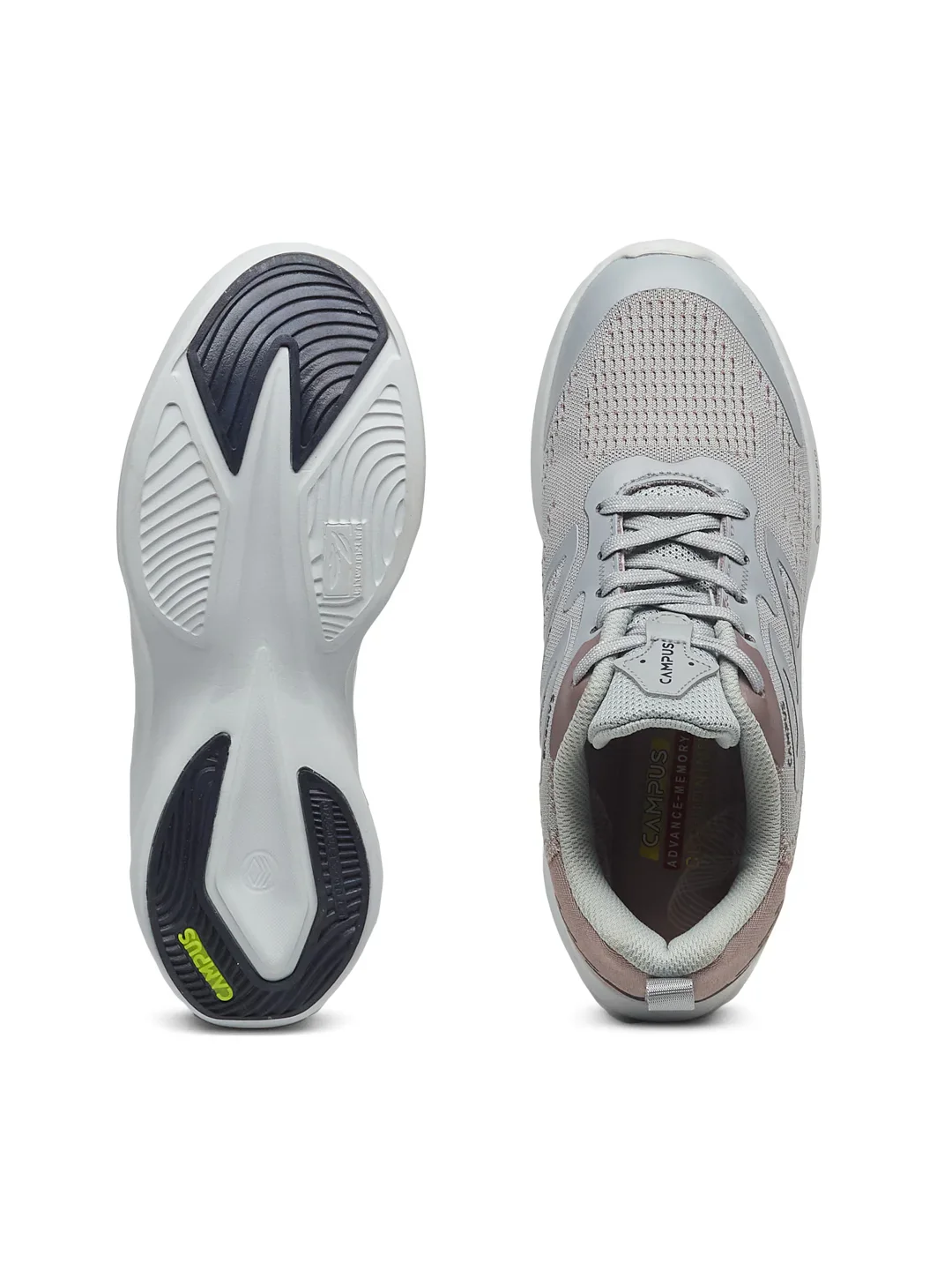 GLIMPSE Grey Women's Running Shoes - Image 5