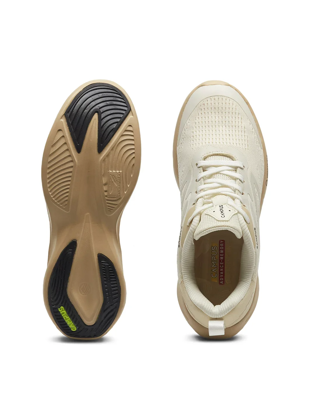 GLIMPSE Off White Women's Running Shoes - Image 5