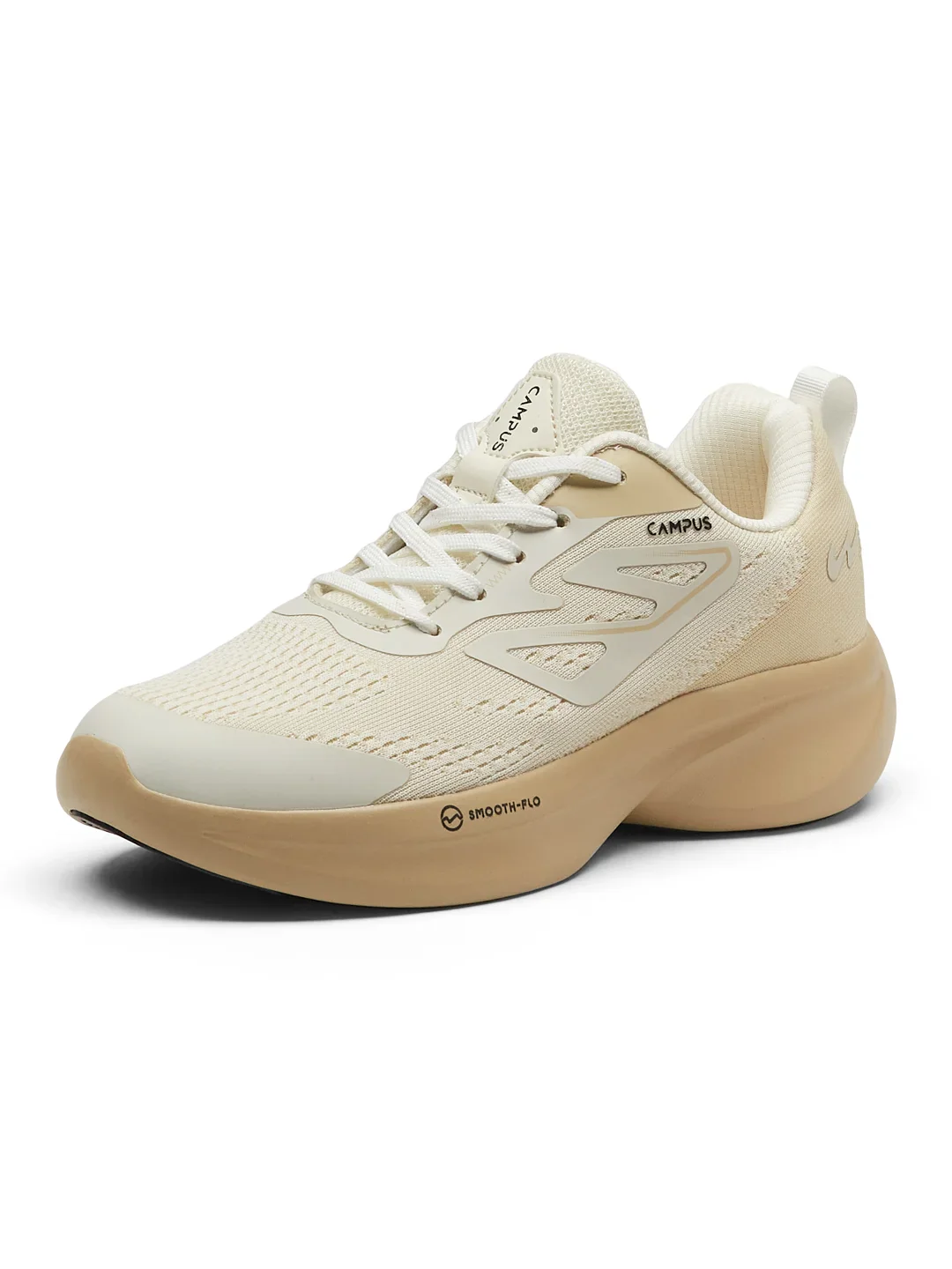 GLIMPSE Off White Women's Running Shoes - Image 6