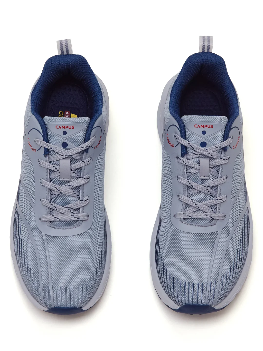 GLITCH Grey Men's Running Shoes - Image 6