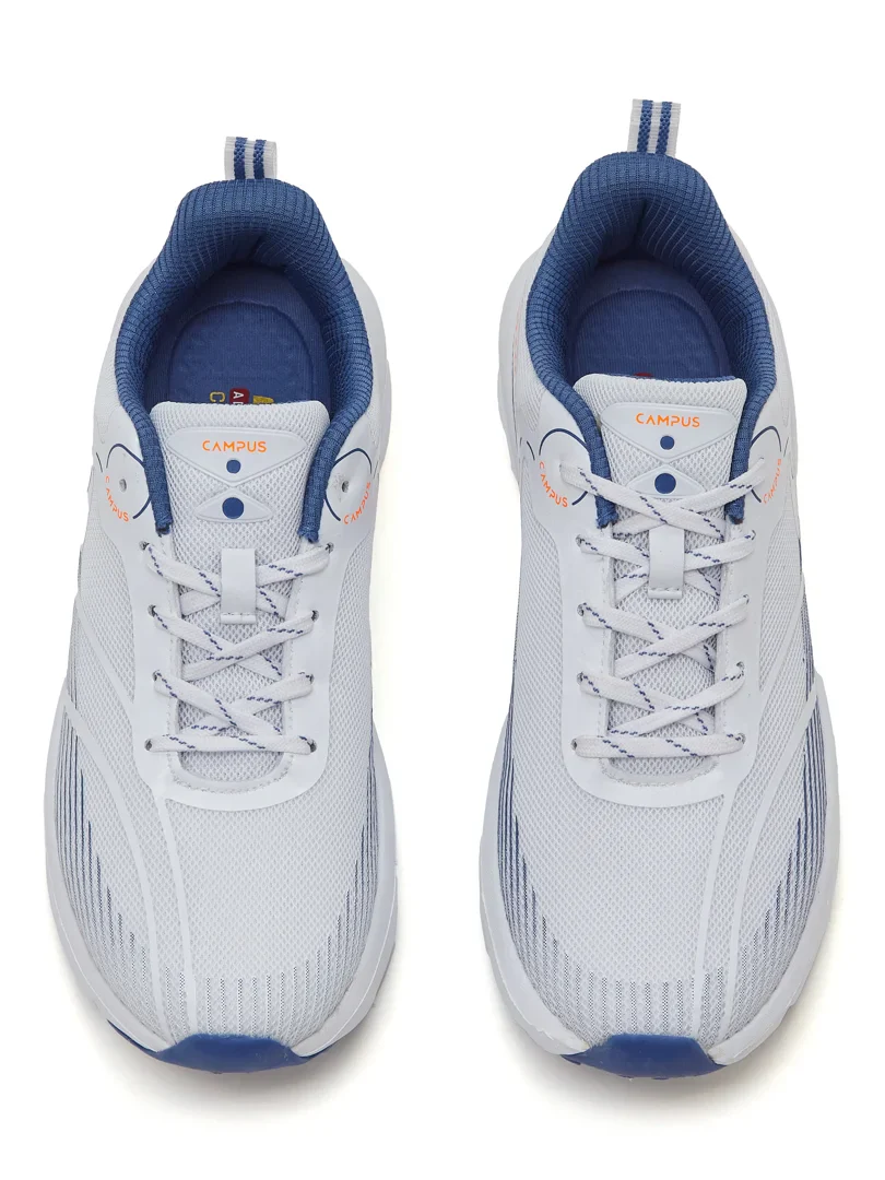 GLITCH White Men's Running Shoes - Image 5