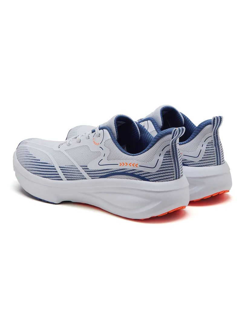 GLITCH White Men's Running Shoes - Image 6