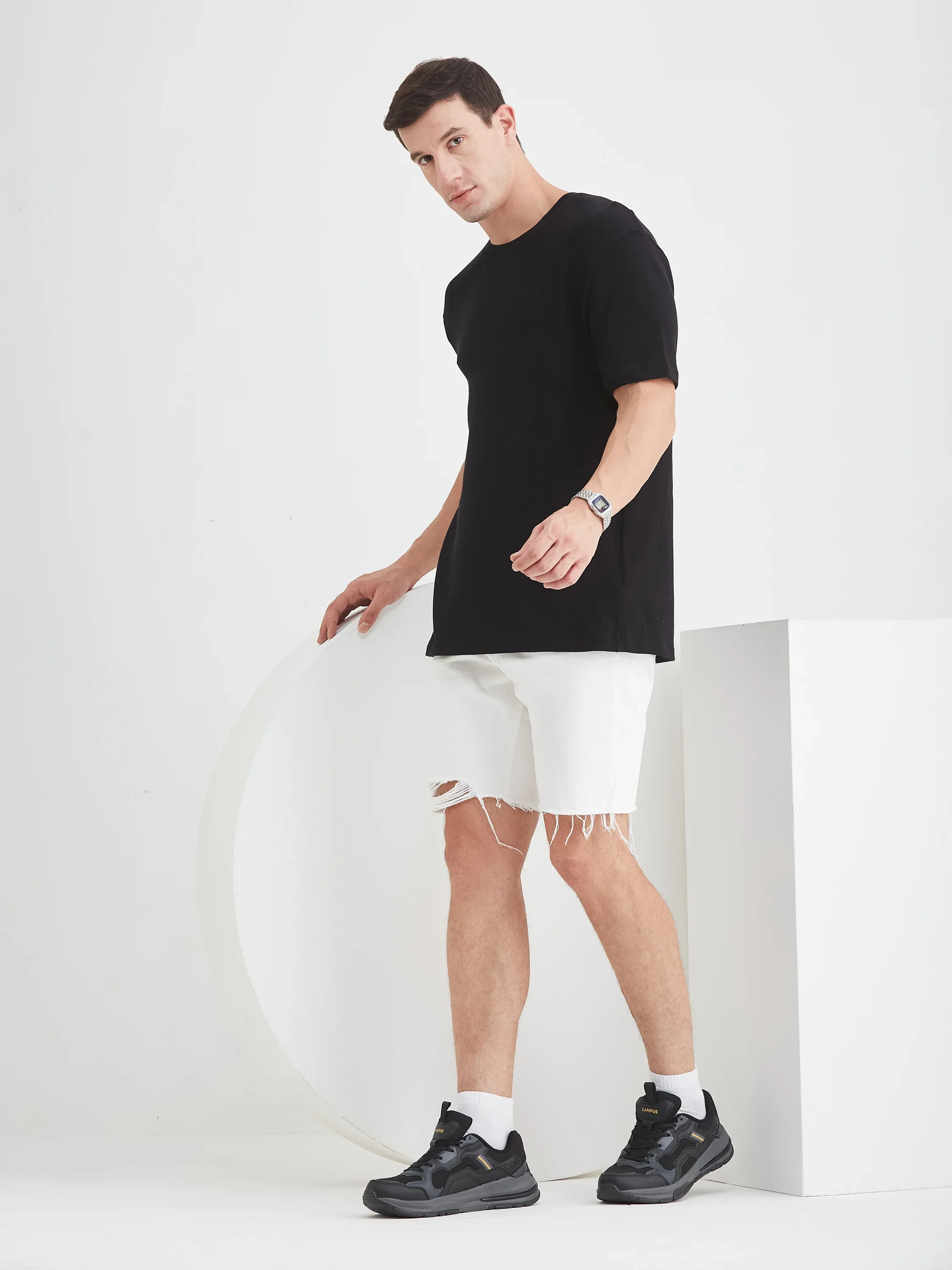 HARMONY Black Men's Sneakers - Image 7