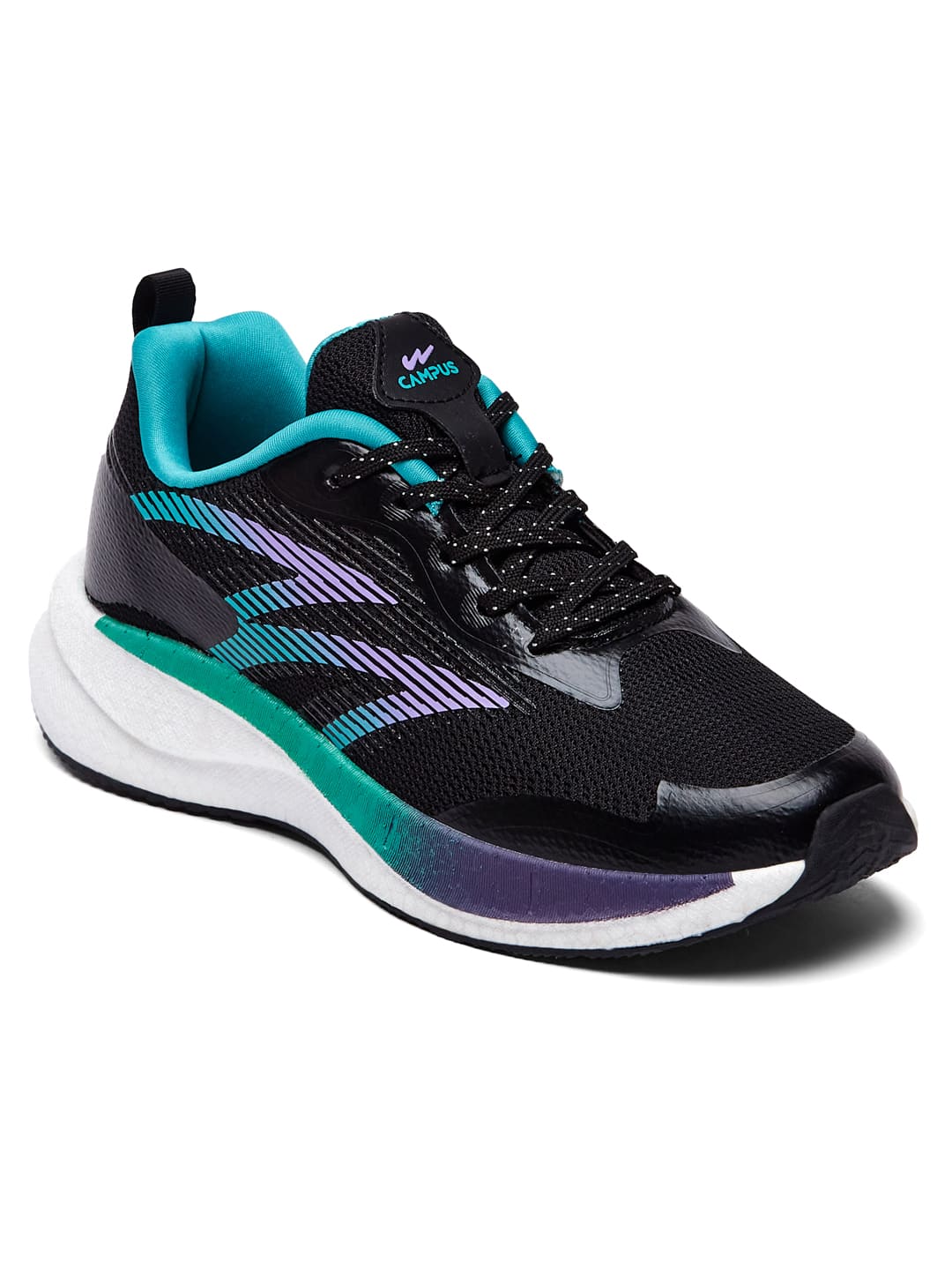 HAZZLE Black Women's Running Shoes - Image 3