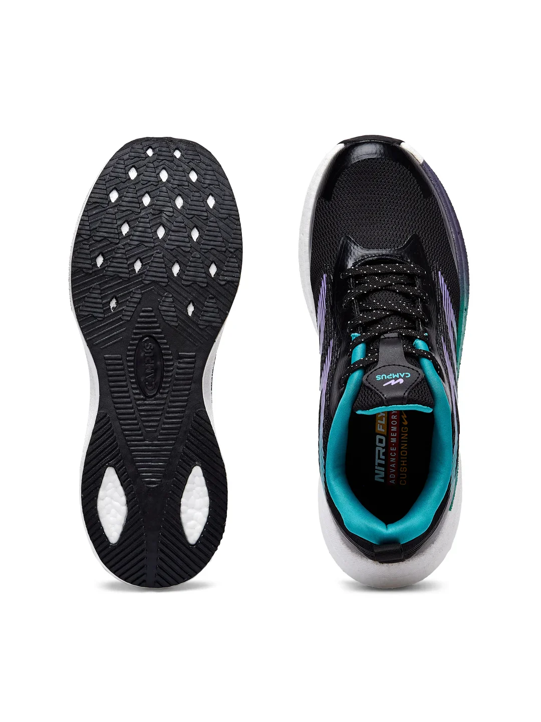 HAZZLE Black Women's Running Shoes - Image 5