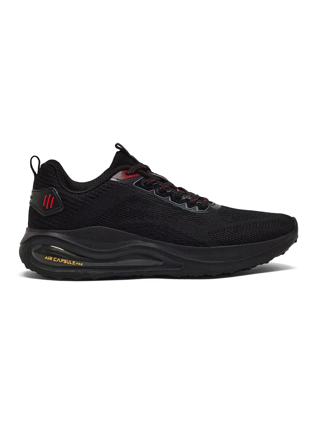 HEDGE Black Men's Running Shoes - Image 2