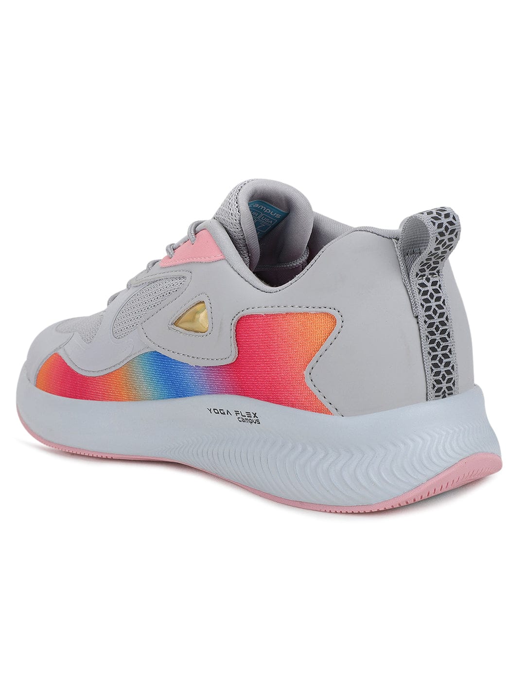HELLEN Grey Women's Running Shoes - Image 3